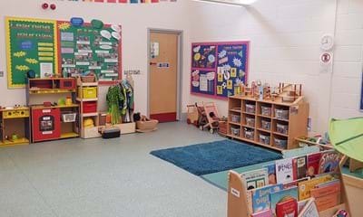 One of the playrooms at the centre