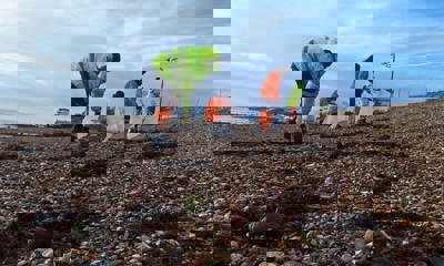 Beach clean