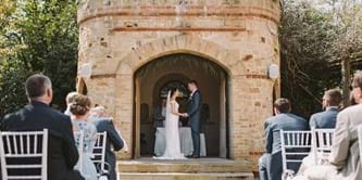 Marriage ceremony at Ravenswood Castle