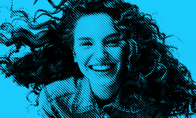 Smiling teenage girl