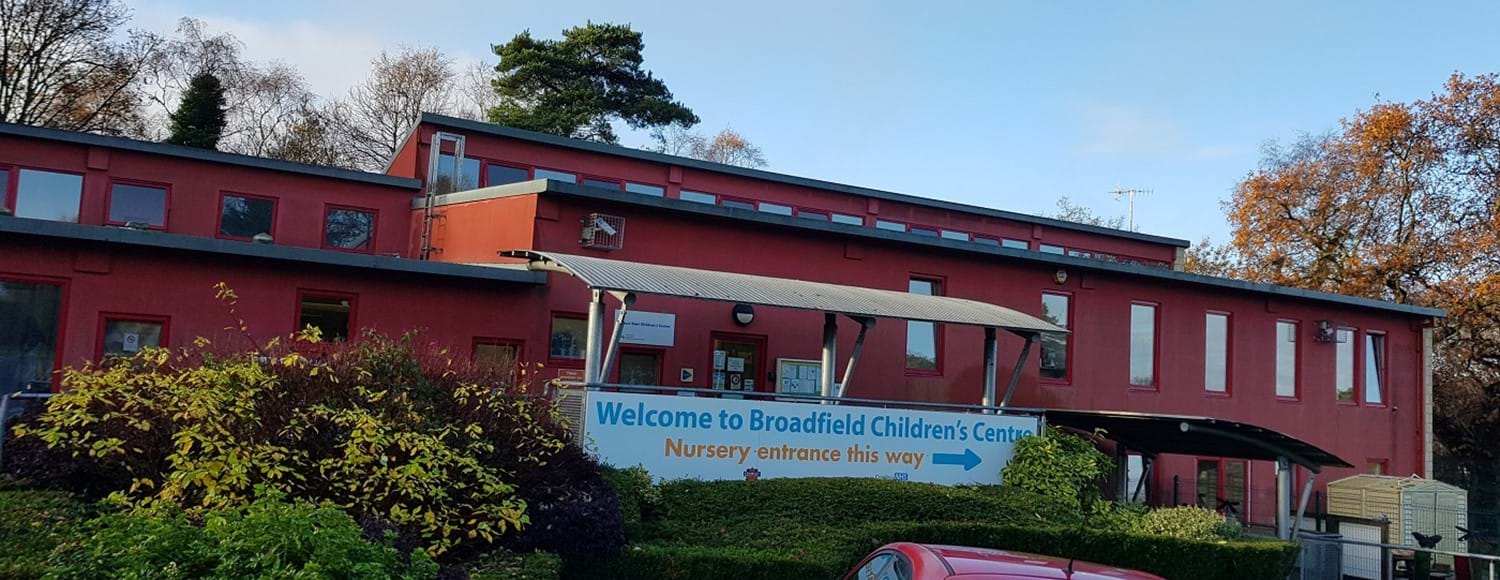 Front of Broadfield Children and Family Centre