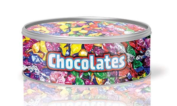 A tin for chocolates