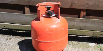 A gas bottle.