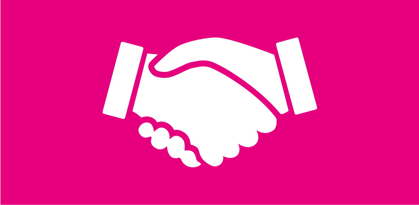 nojs Two hands connected in a hand shake.