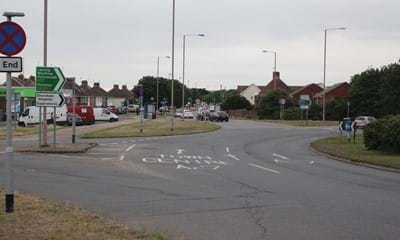 Holmbush roundabout in Shoreham