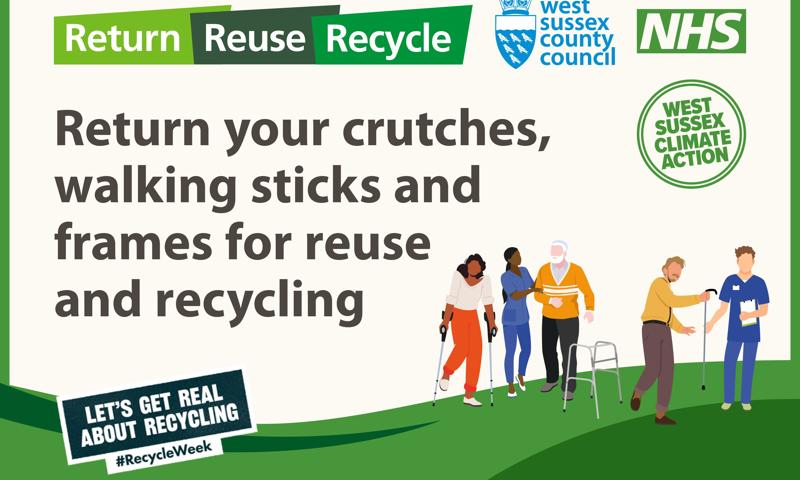Return unused walking aids at our Recycling Centres - West Sussex ...