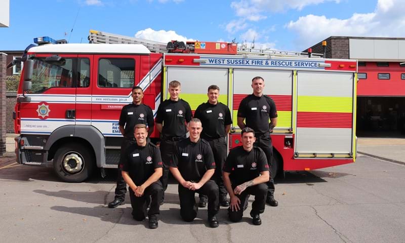 The new retained firefighters