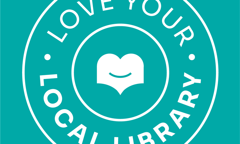 Love your local library logo
