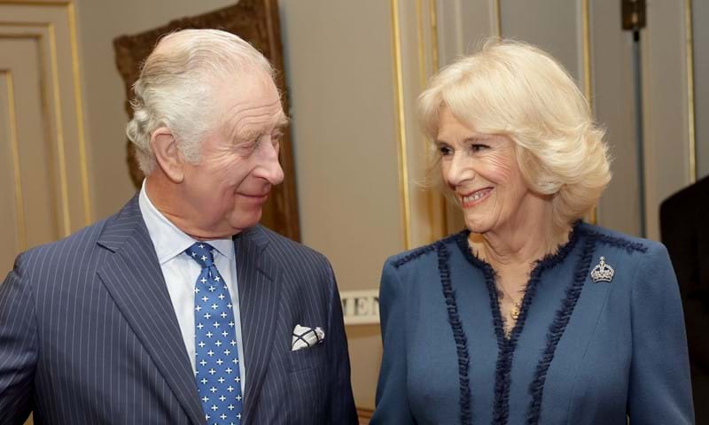 His Majesty King Charles III and Her Majesty Queen Camilla. Photographed by Chris Jackson