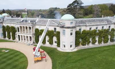The training exercise at Goodwood House