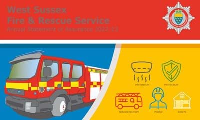 West Sussex Fire & Rescue Service Statement of Assurance front cover