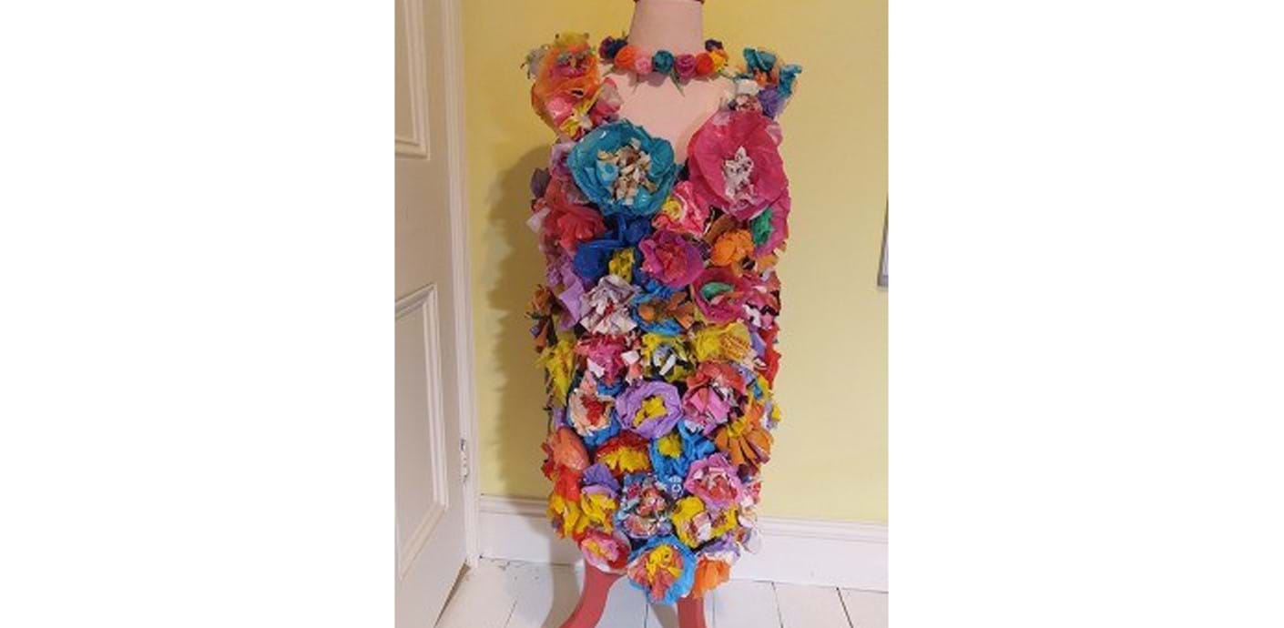 nojs Dress made from recycled plastic