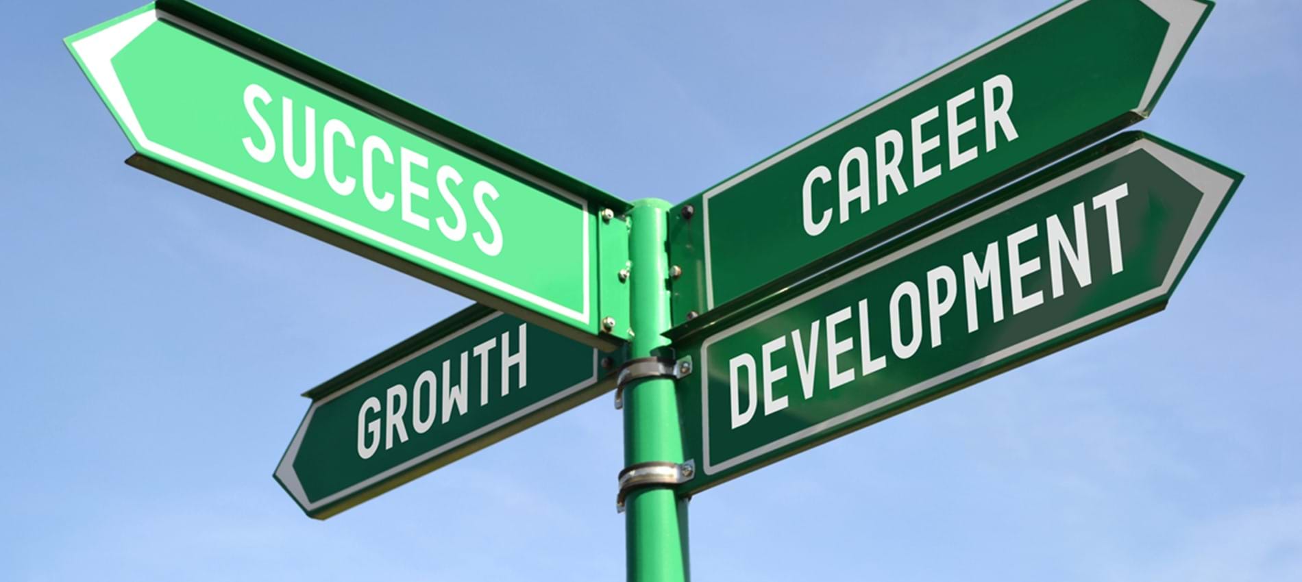 nojs Success, growth, career development signs