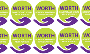 Worth domestic and sexual abuse advisors logo repeated