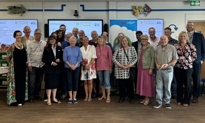 Photo of successful grant fund applicants from the first round of the Waste Prevention Community Grant Fund