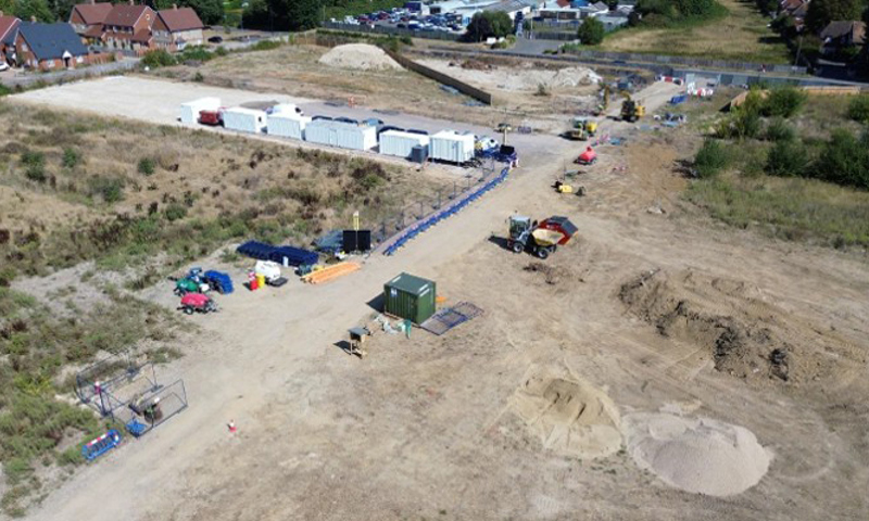 Building work at Barnham Road