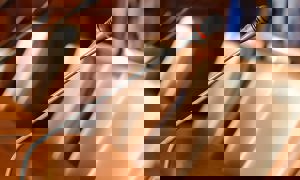 Council chamber at County Hall, Chichester 