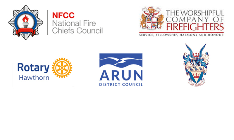 Cadets cohort sponsors for 2026: Arun District Council, Bognor Town Council, Rotary Hawthorn, The Worshipful Company of Firefighters and the National Fire Chiefs Council