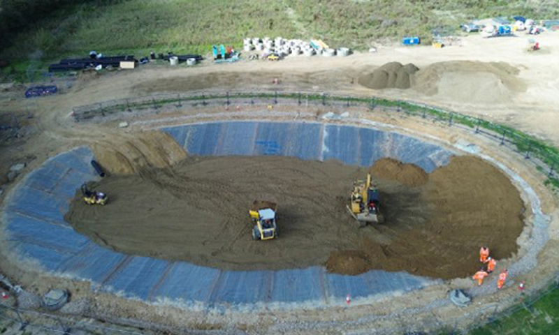 A 29 Works To Attenuation Pond