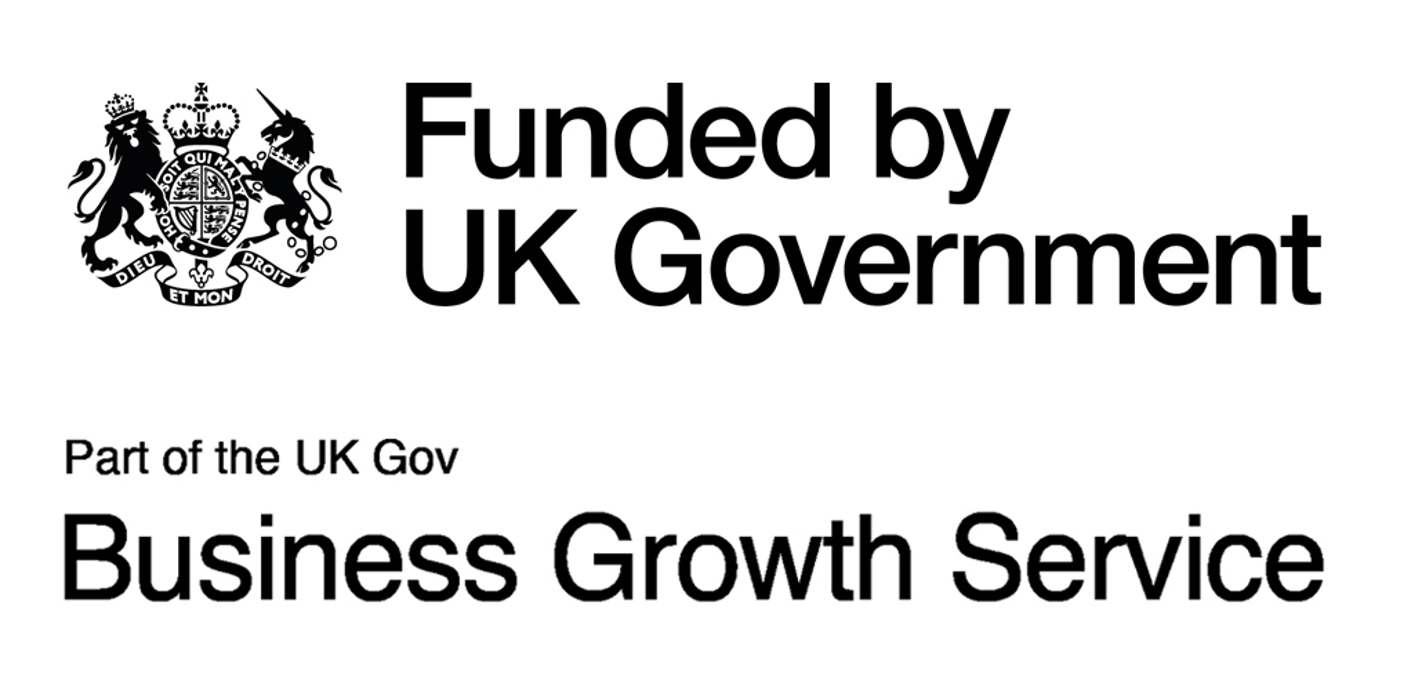 nojs Funded by UK Gov and Business Growth Service logos