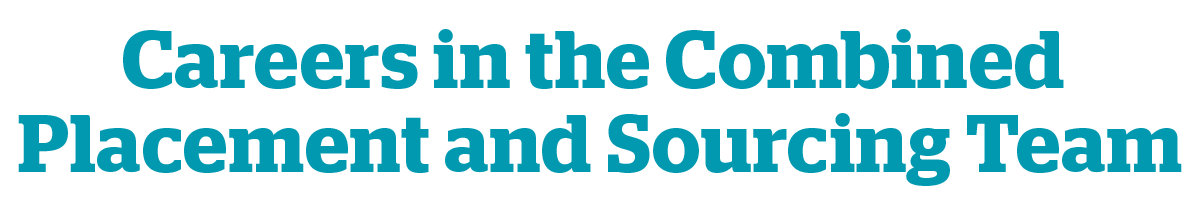 Careers in Adults' Services Combined Placement and Sourcing Team logo