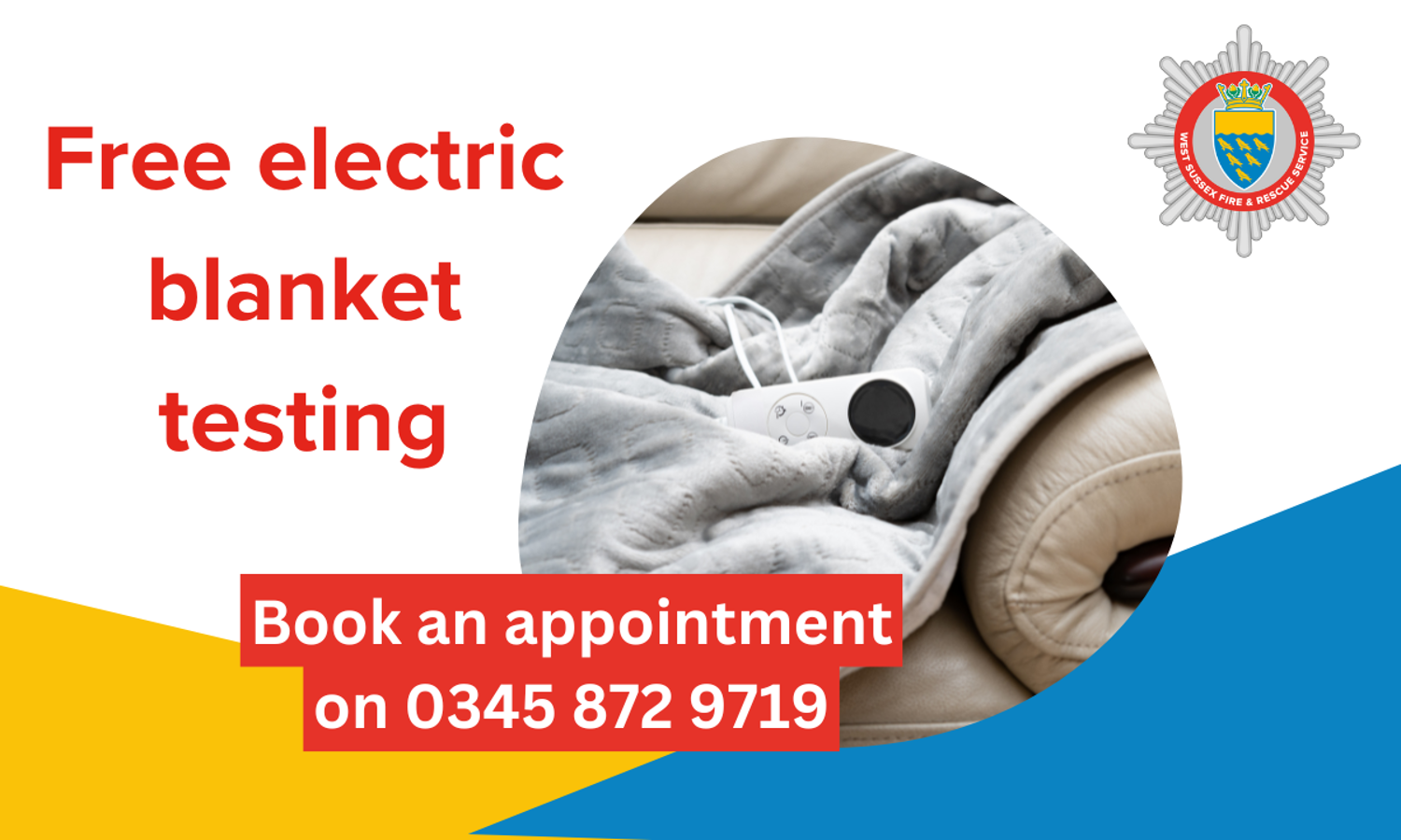 Fire service offers free electric blanket testing Fire service offers free electric blanket testing