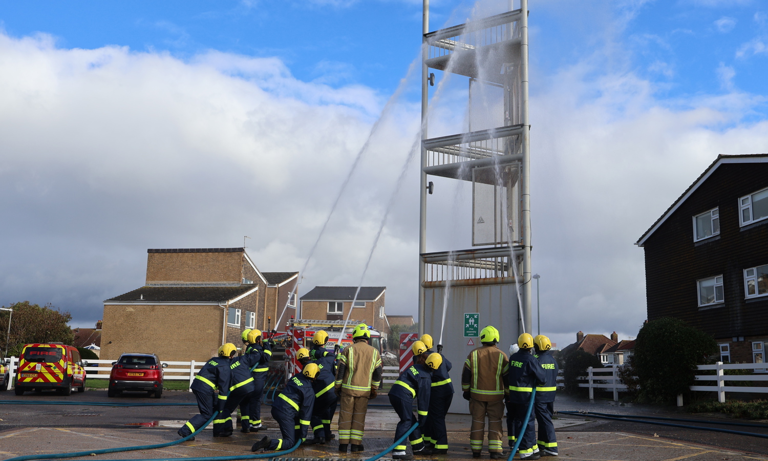 Worthing students complete fire service course - West Sussex County Council