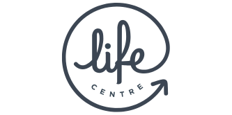 The logo for Life Centre.