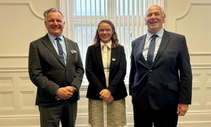 Pictured left to right: Cllr Paul Marshall, Cllr Bella Sankey, Cllr Keith Glazier 