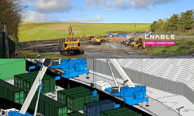 Halewick Lane energy storage system - current works and design