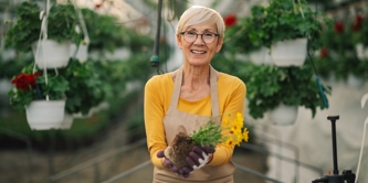 A female florist