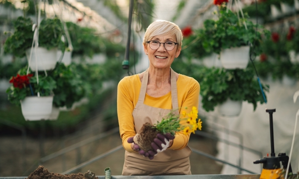A female florist