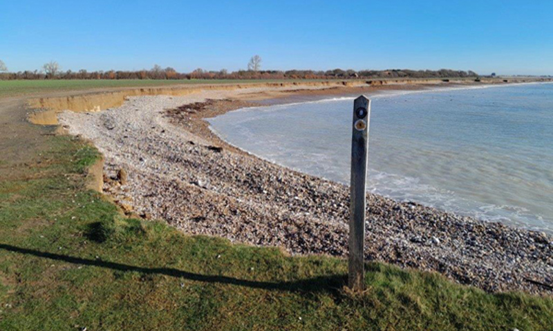 View of the coastline