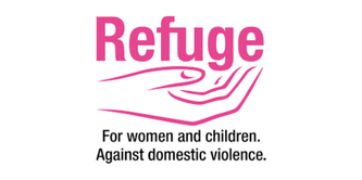 The logo for Refuge.