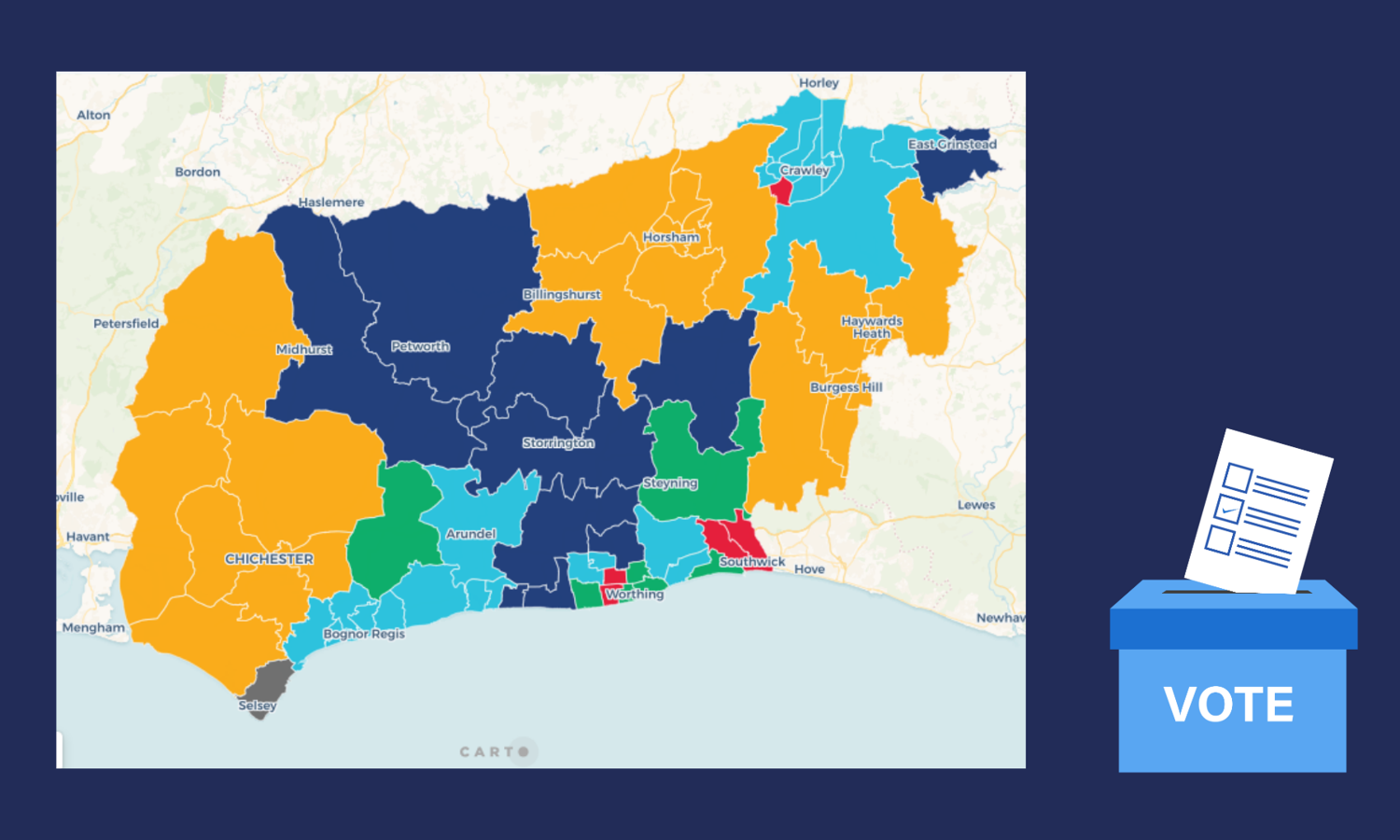 Reform UK and Liberal Democrats Split West Sussex Council Seats, Leaving Council Hung